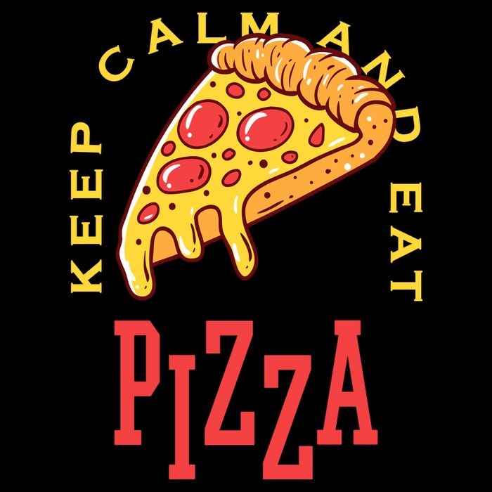 Keep Calm And Eat Pizza Funny Mug