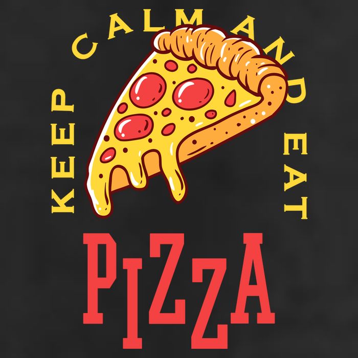 Keep Calm And Eat Pizza Funny Hat