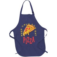 Keep Calm And Eat Pizza Funny Apron