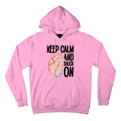 Keep Calm And Shock On Cardiac Nurse Great Gift Hoodie