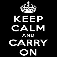 Keep Calm And Carry On Gift Cooling Performance Crew T-Shirt