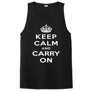 Keep Calm And Carry On Gift PosiCharge Competitor Tank