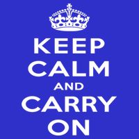 Keep Calm And Carry On Gift 16 in Basic Backpack
