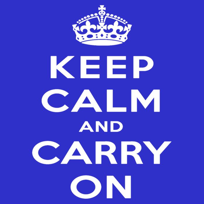 Keep Calm And Carry On Gift 16 in Basic Backpack