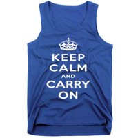 Keep Calm And Carry On Gift Tank Top