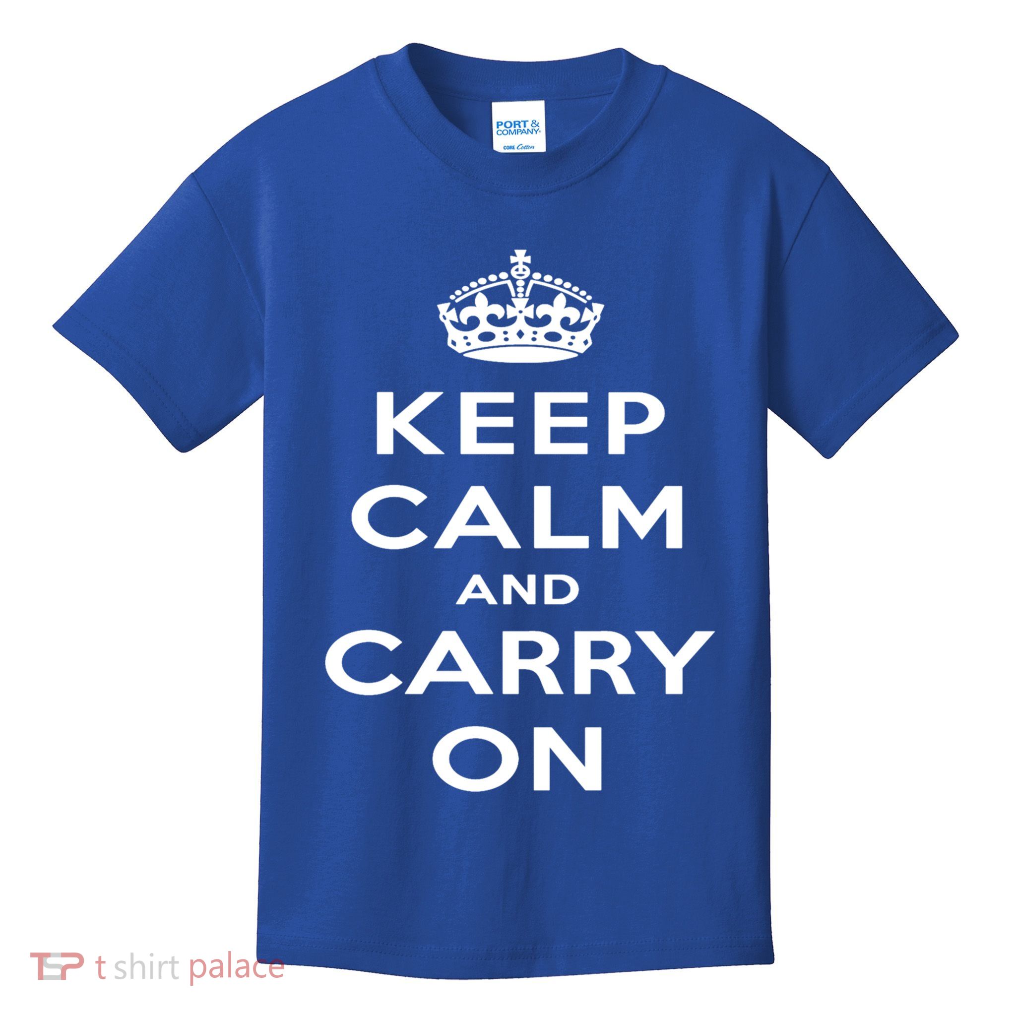 Keep Calm And Carry On Gift Kids T-Shirt