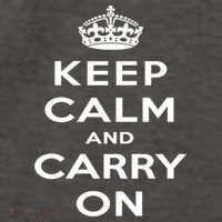 Keep Calm And Carry On Gift Vector Backpack
