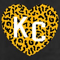 Kc Cheetah Animal Print Heart Kc Kansas City Cheetah Heart Hat