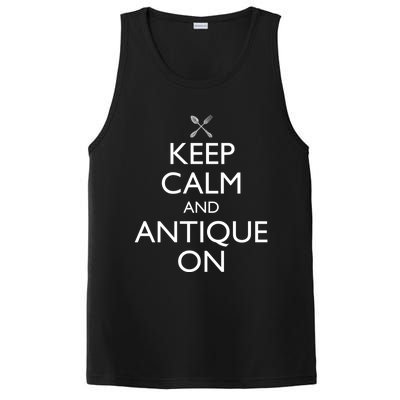 Keep Calm And Antique On Funny Antiquing Gift PosiCharge Competitor Tank