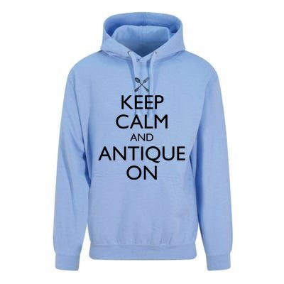 Keep Calm And Antique On Funny Antiquing Gift Unisex Surf Hoodie