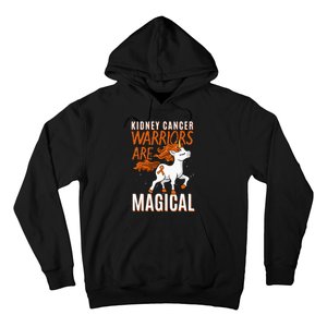 Kidney Cancer Awareness Supporter Warrior Unicorn Lover Gift Hoodie