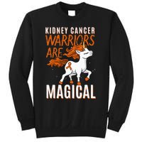 Kidney Cancer Awareness Supporter Warrior Unicorn Lover Gift Sweatshirt