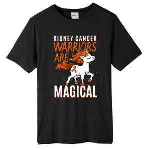 Kidney Cancer Awareness Supporter Warrior Unicorn Lover Gift Tall Fusion ChromaSoft Performance T-Shirt