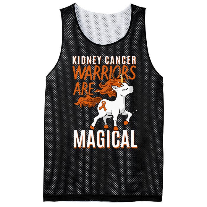 Kidney Cancer Awareness Supporter Warrior Unicorn Lover Gift Mesh Reversible Basketball Jersey Tank