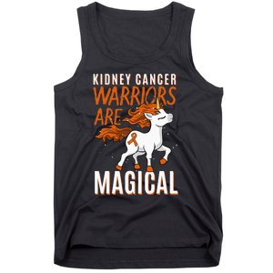 Kidney Cancer Awareness Supporter Warrior Unicorn Lover Gift Tank Top