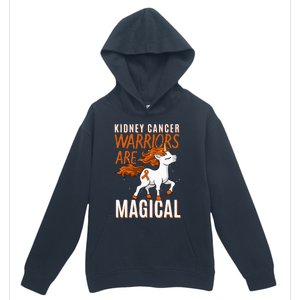 Kidney Cancer Awareness Supporter Warrior Unicorn Lover Gift Urban Pullover Hoodie