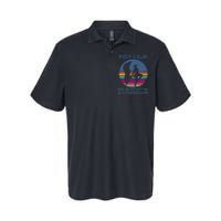 Keep Calm And Avoid Getting A Concussion Retro Color Guard Softstyle Adult Sport Polo