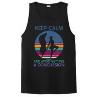 Keep Calm And Avoid Getting A Concussion Retro Color Guard PosiCharge Competitor Tank