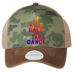 Keep Calm And Tap Dance Funny Dancing Tap Dancer Funny Gift Legacy Tie Dye Trucker Hat