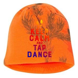 Keep Calm And Tap Dance Funny Dancing Tap Dancer Funny Gift Kati - Camo Knit Beanie