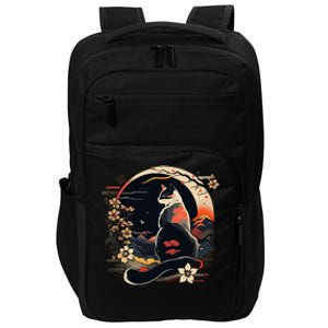 Kawaii Cat Anime Japanese Retro Funny Cat Impact Tech Backpack