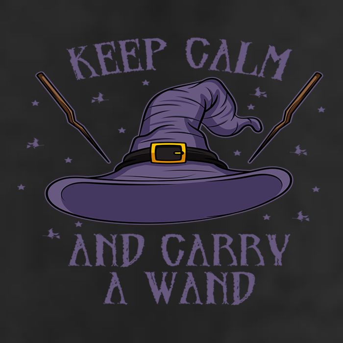 Keep Calm And Carry A Wand Funny Gift Adult Drive Performance Visor