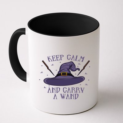 Keep Calm And Carry A Wand Funny Gift Mug