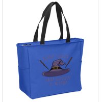 Keep Calm And Carry A Wand Funny Gift Zip Tote Bag