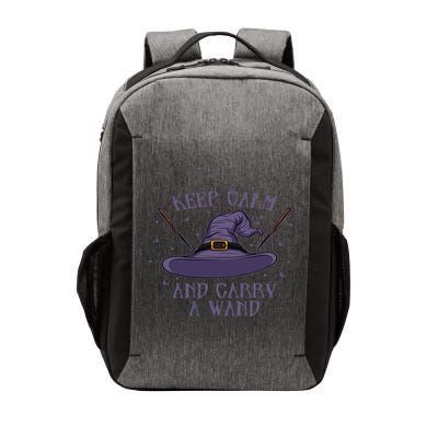 Keep Calm And Carry A Wand Funny Gift Vector Backpack
