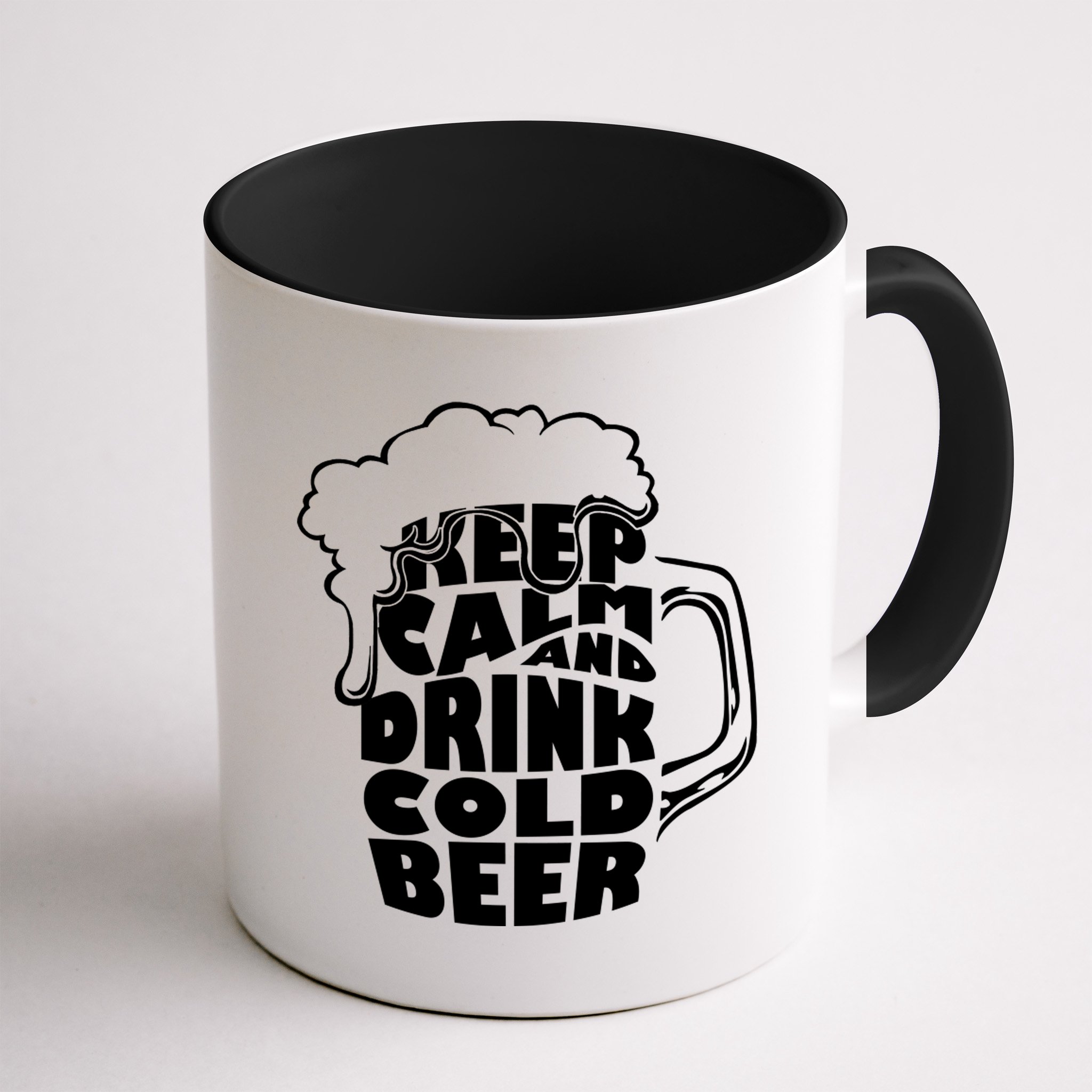 Keep Calm And Drink Cold Beer Mug