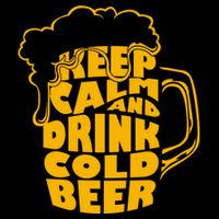 Keep Calm And Drink Cold Beer Flatbill Hat
