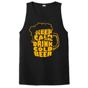 Keep Calm And Drink Cold Beer PosiCharge Competitor Tank