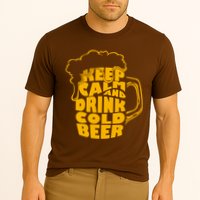 Keep Calm And Drink Cold Beer Performance Shirt