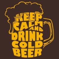 Keep Calm And Drink Cold Beer Apron