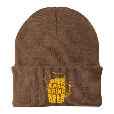 Keep Calm And Drink Cold Beer Beanie