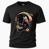 Kawaii Cat Anime Japanese Retro Cooling Performance Crew T-Shirt