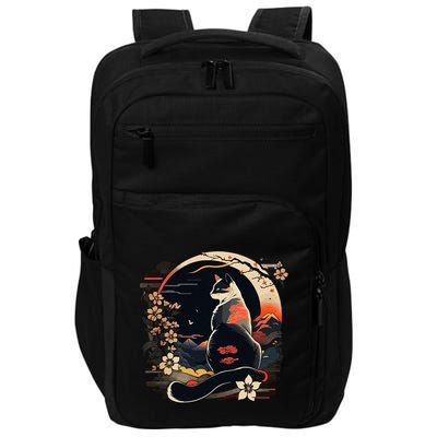Kawaii Cat Anime Japanese Retro Impact Tech Backpack