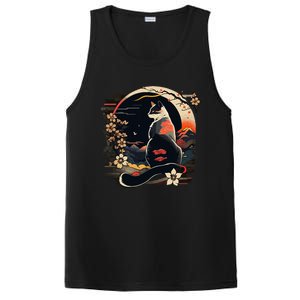 Kawaii Cat Anime Japanese Retro PosiCharge Competitor Tank