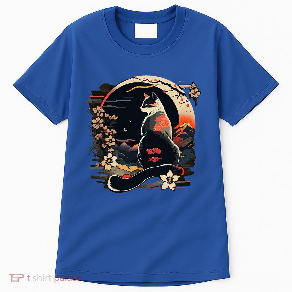 Kawaii Cat Anime Japanese Retro Tall T-Shirt
