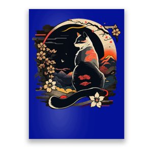 Kawaii Cat Anime Japanese Retro Poster