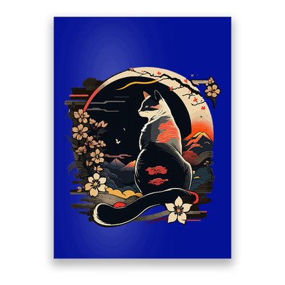 Kawaii Cat Anime Japanese Retro Poster