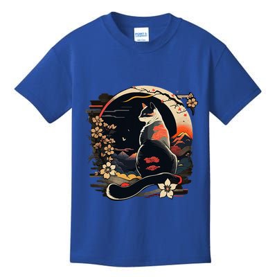 Kawaii Cat Anime Japanese Retro Kids T-Shirt