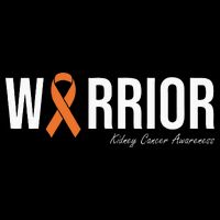 Kidney Cancer Awareness Orange Ribbon Drawstring Bag
