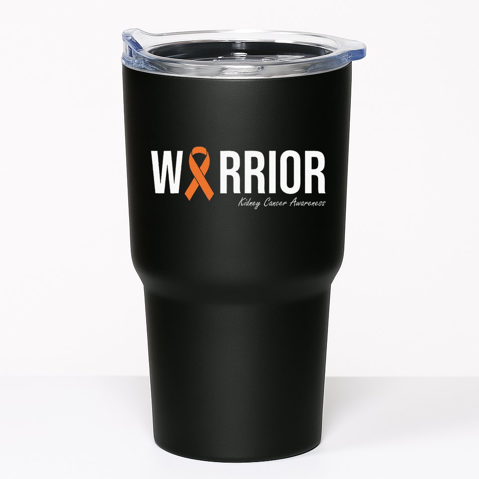 Kidney Cancer Awareness Orange Ribbon Tumbler