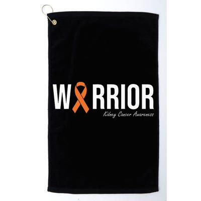 Kidney Cancer Awareness Orange Ribbon Golf Towel