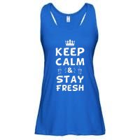 Keep Calm And Stay Fresh National Beverage Day Gift Meaningful Gift Ladies Essential Flowy Tank