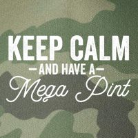 Keep Calm And Have A Mega Pint Gift Legacy Tie Dye Trucker Hat