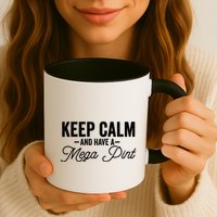 Keep Calm And Have A Mega Pint Gift Mug