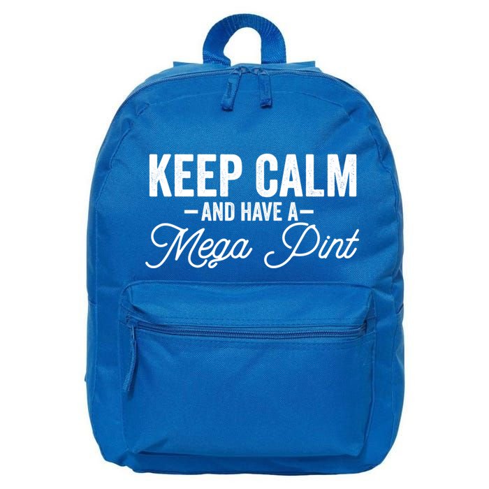 Keep Calm And Have A Mega Pint Gift 16 in Basic Backpack