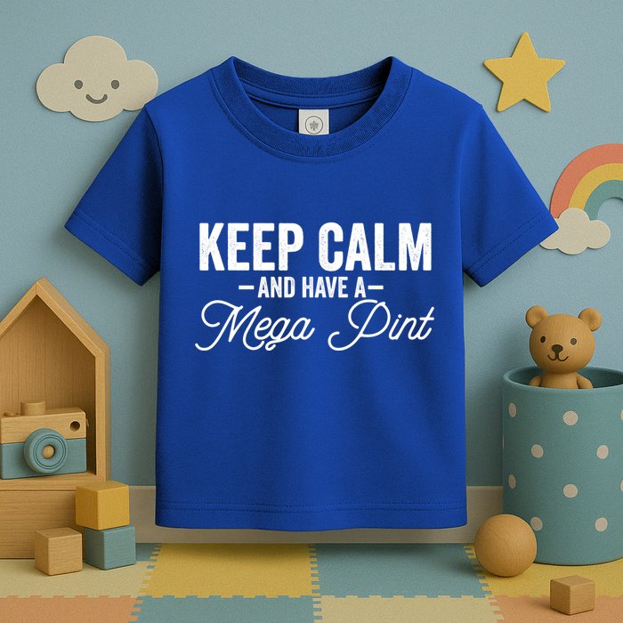 Keep Calm And Have A Mega Pint Gift Toddler T-Shirt